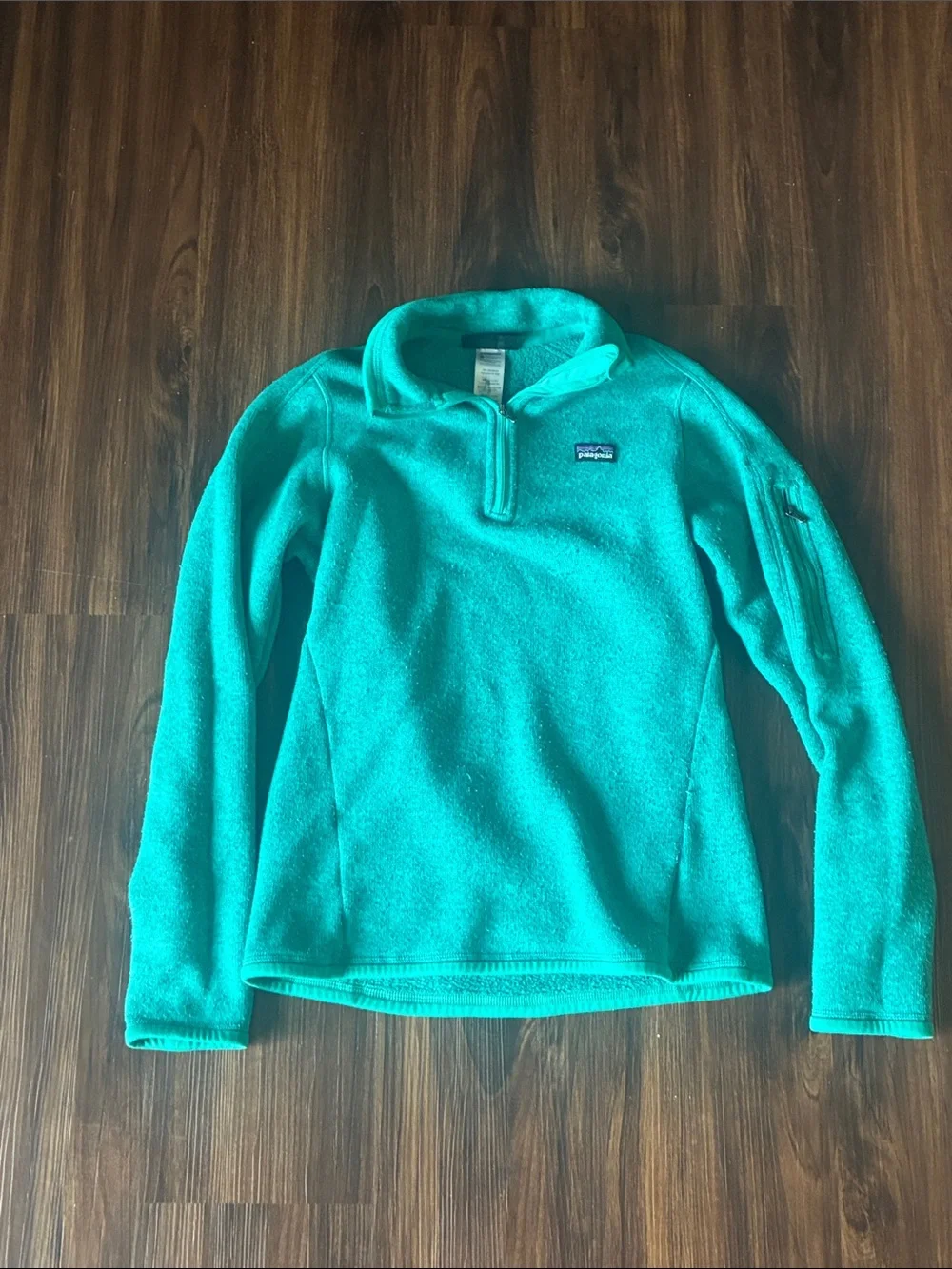 Patagonia Teal Quarter-Zip